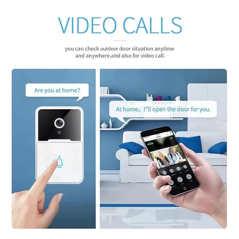 Brasil Wireless WiFi doorbell camera, waterproof video doorbell, intelligent outdoor security doorbell camera, security camera