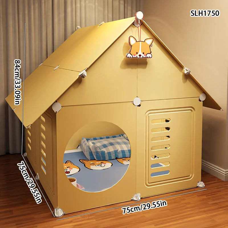 Dog Cage Small Dog Home Cat Villa Kennel One Bedroom One Bathroom One Living Room Pomeranian Teddy Corgi Dog House
