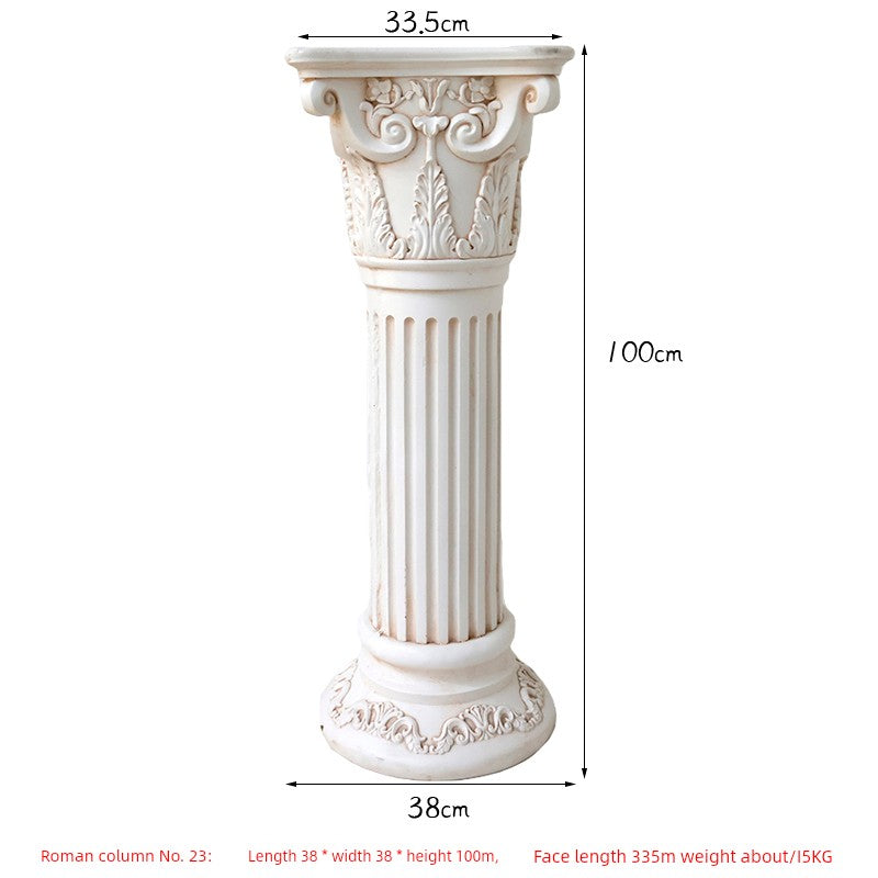 European-Style Wedding Display Plaster Roman Column