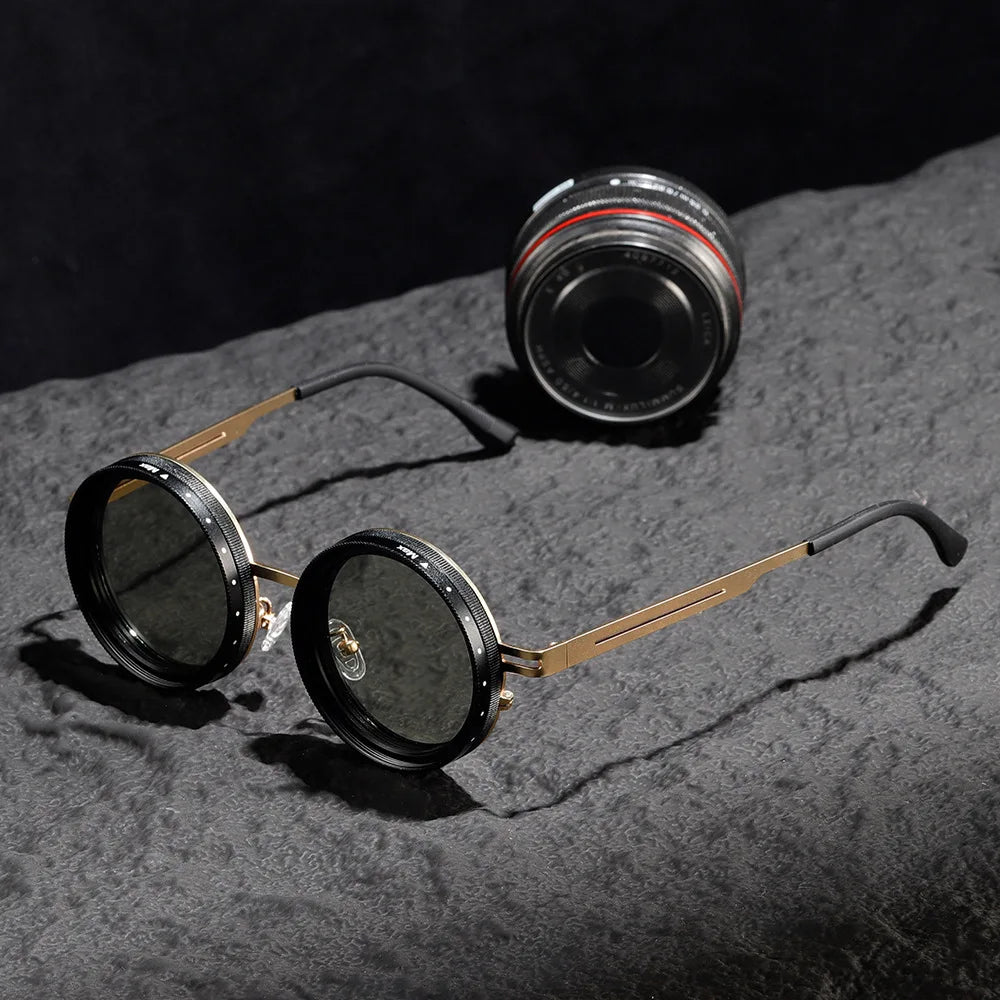 Cycling Glasses 9-level ND2-400 Adjustable Dimming Sunglasses Men Women Sun Glasses Anti UV Polarized Shades ND Filter