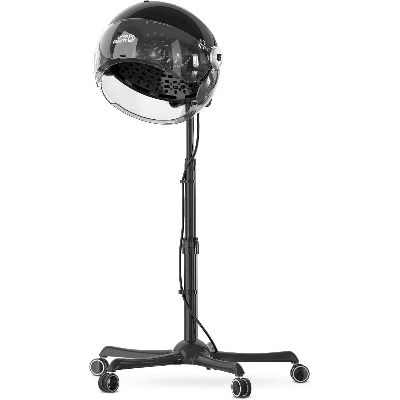 Professional Standing Hair Dryer - 1875W Floor Standing Hooded Dryer Hair Bonnet with Ionic Generator for Professional Salon