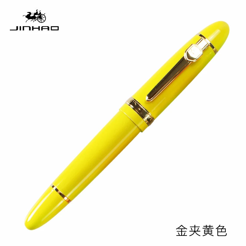 Jinhao Luxury 159 Fountain Pen High Quality Metal Inking Pens for Office Supplies School Supplies Stationery Pens for Writing