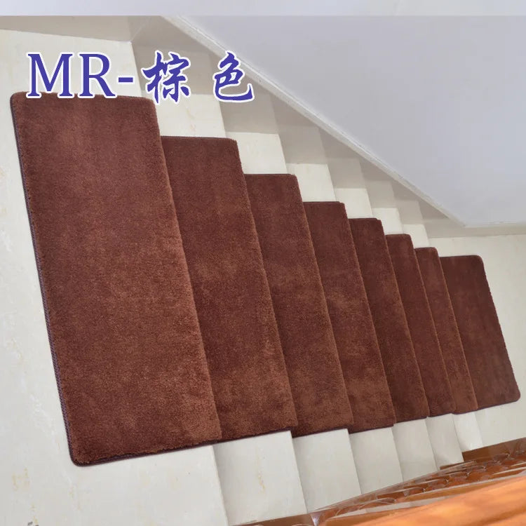 1pc Self-adhesive Non-slip Stair Carpet Mat Floor Staircase Carpets Protector Mats Safety for Kids