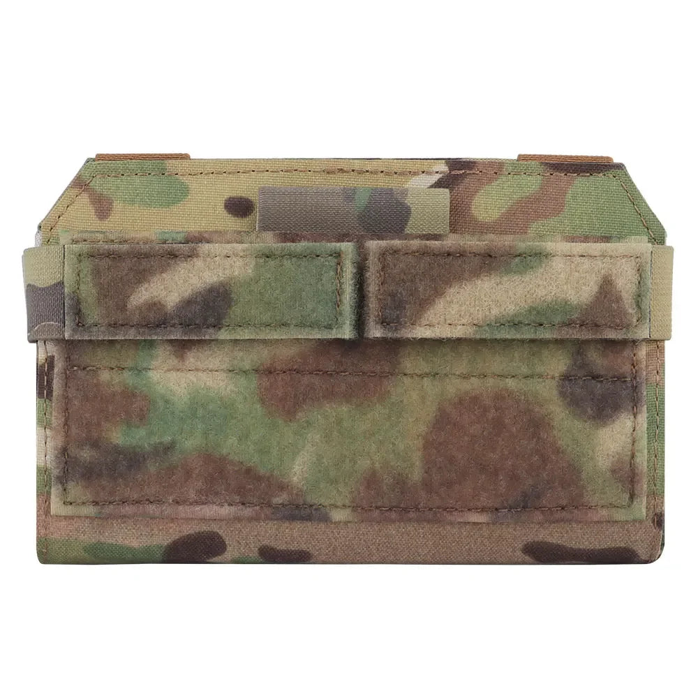 Tactical Admin Phone Pouch MOLLE Hunting Vest Front Panel Map Holder Carrier Bag Utility Outdoor Phone Navigation Board