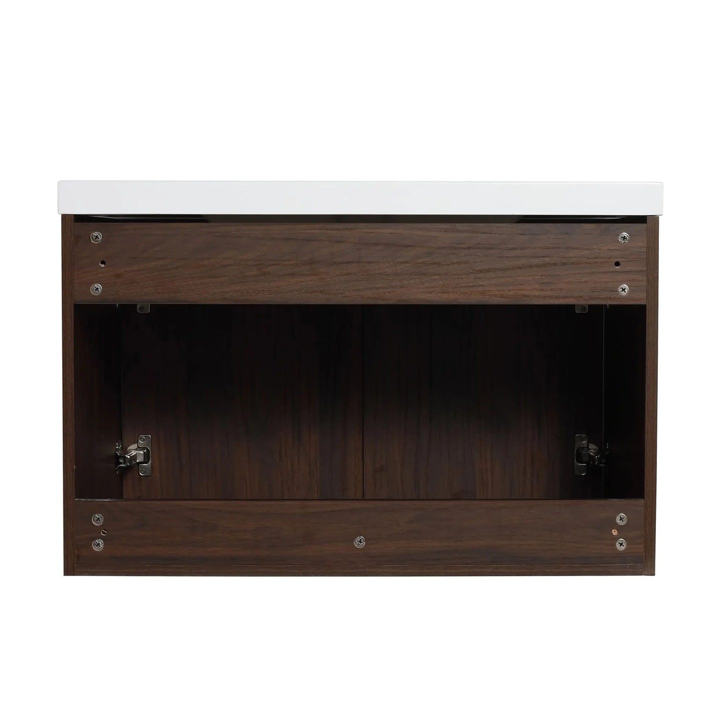 30-Inch Soft-Close Bathroom Vanity with Sink for Small Bathrooms-30x18-00630CAW(KD-Packing)