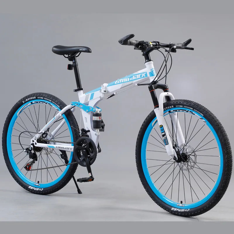Cooya Mountain Bike 26 Inch Double Shock-absorbing Spoke Wheel Folding Multi Speed Mountain Bike Made Of High Carbon Steel 2025