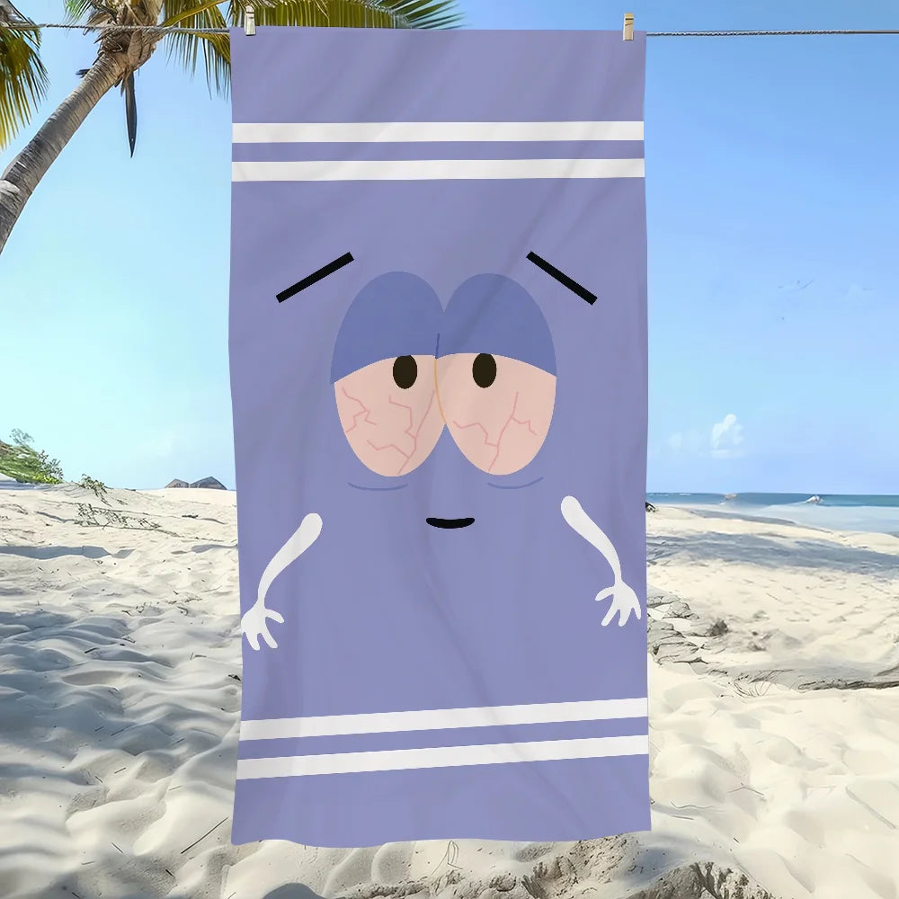 Cartoon Funny T-Towelie Towel Soft Pool Gift For Travel Gym Shower Camping Quick Dry Sports Large Beach Towel
