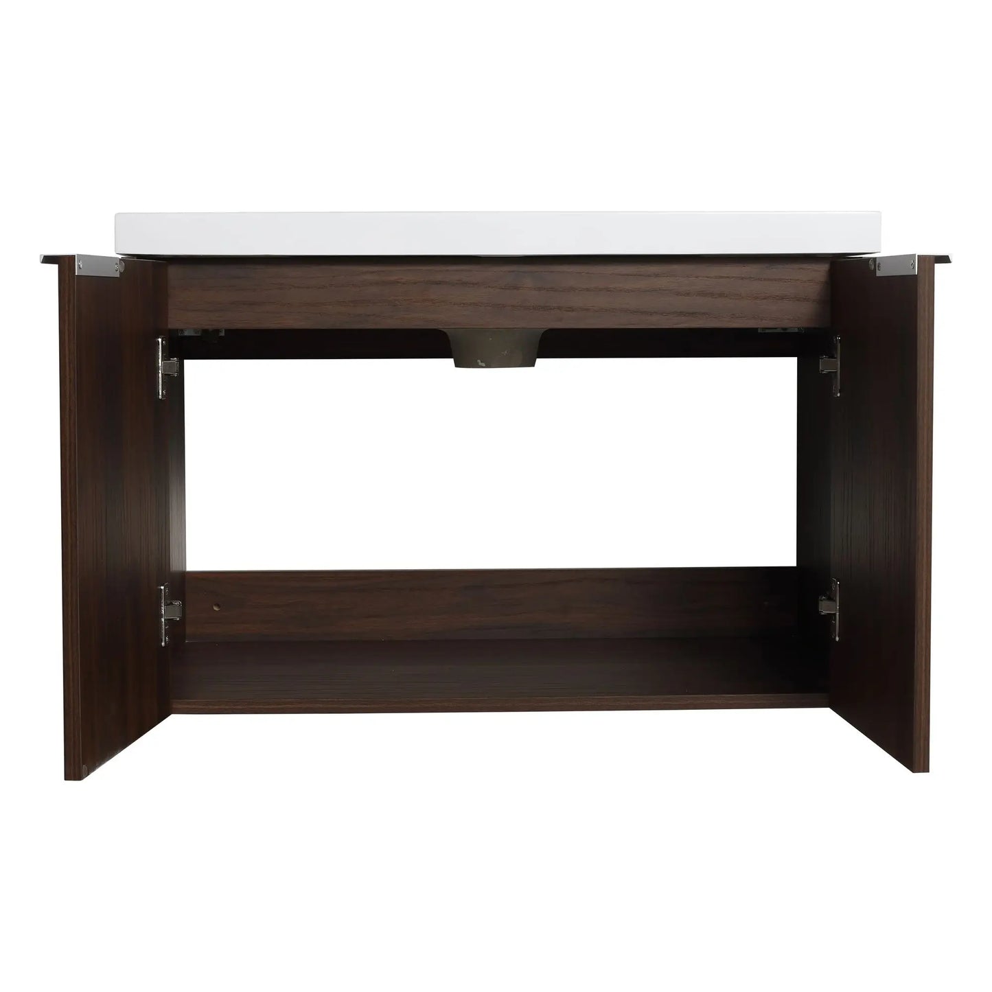 30-Inch Soft-Close Bathroom Vanity with Sink for Small Bathrooms-30x18-00630CAW(KD-Packing)