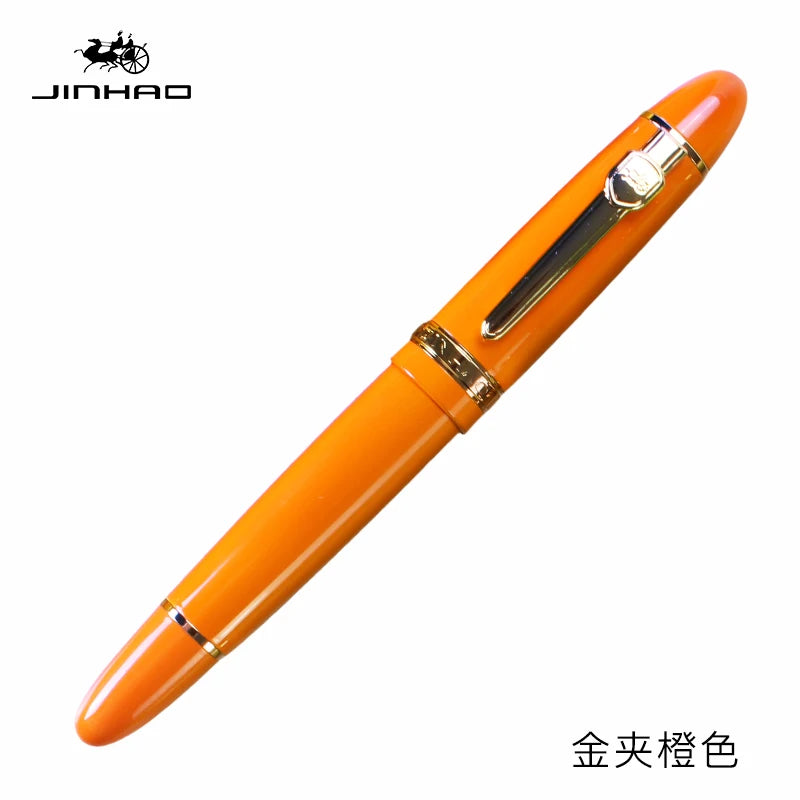 Jinhao Luxury 159 Fountain Pen High Quality Metal Inking Pens for Office Supplies School Supplies Stationery Pens for Writing