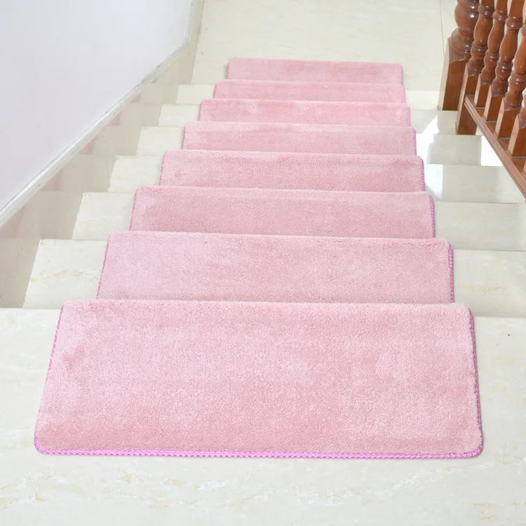 1pc Self-adhesive Non-slip Stair Carpet Mat Floor Staircase Carpets Protector Mats Safety for Kids