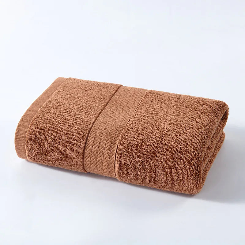 Set of 1/2 Cotton Bath Face Hand Big Towels 50x100cm Quick-drying Absorbent Washcloths Grey Towels For Bathroom 타월 Serviettes
