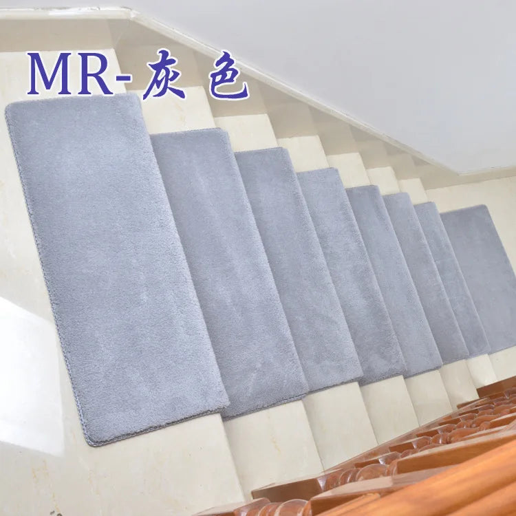 1pc Self-adhesive Non-slip Stair Carpet Mat Floor Staircase Carpets Protector Mats Safety for Kids