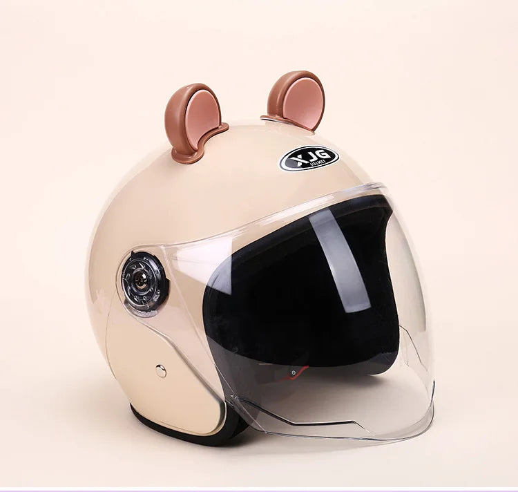Men's and women's helmets, electric bikes, rain and fog resistant, all season universal motorcycle helmets