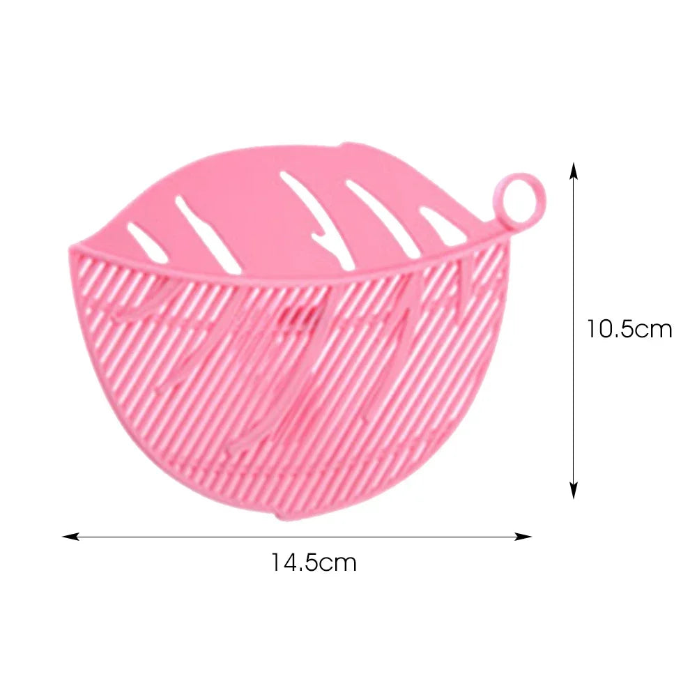 Kitchen Fruit Vegetable Cleaning Tool Leaf Shaped Rice Wash Gadget Noodles Spaghetti Beans Colanders Strainers Kitchen Tool