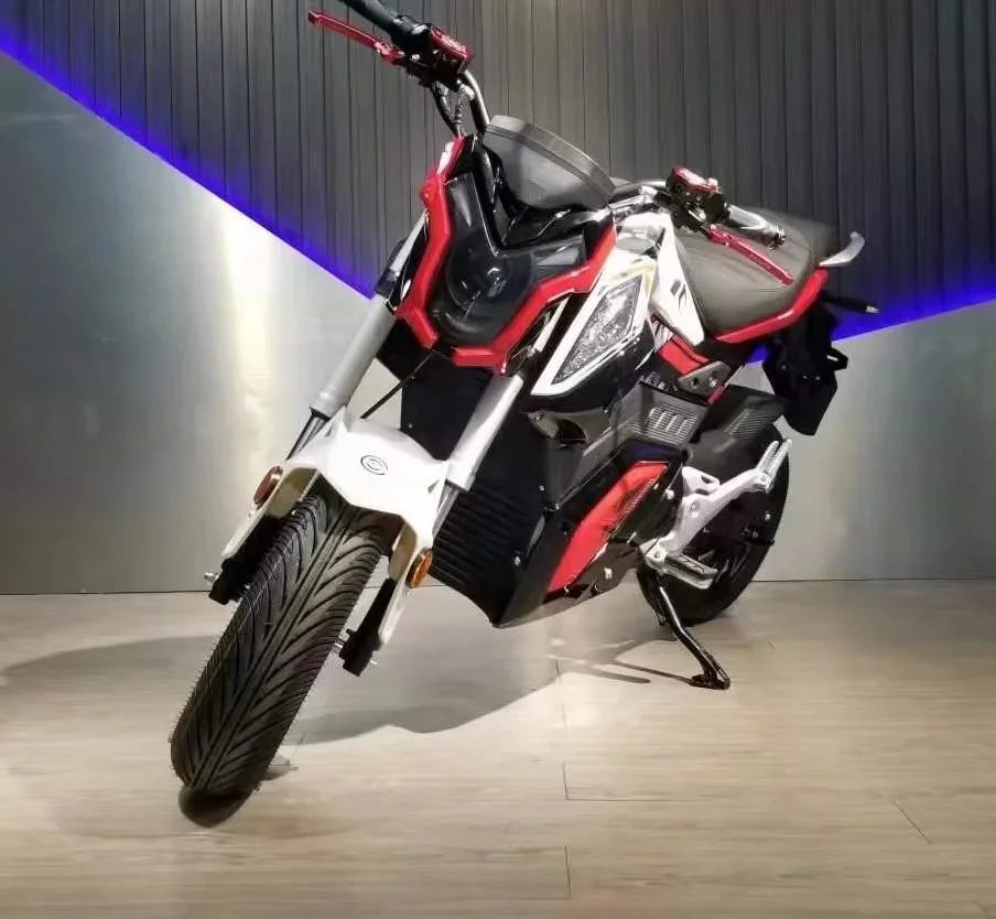 Scooter High Speed 72V 3000W Battery Car Can Be Licensed Sports Car Street Car Electric Motorcycle