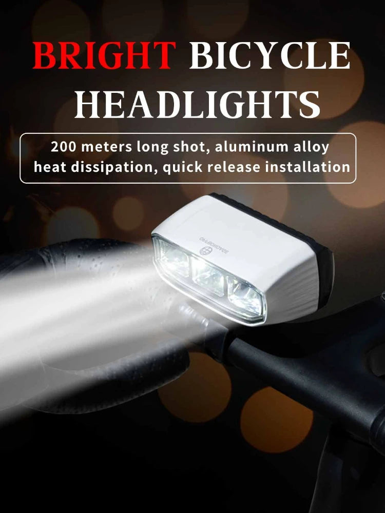 OFFBONDAGE Bicycle Front Light 1000LM Bike Headlight Waterproof Flashlight USB TYPE-C Charging MTB Road Cycling Lamp Accessories