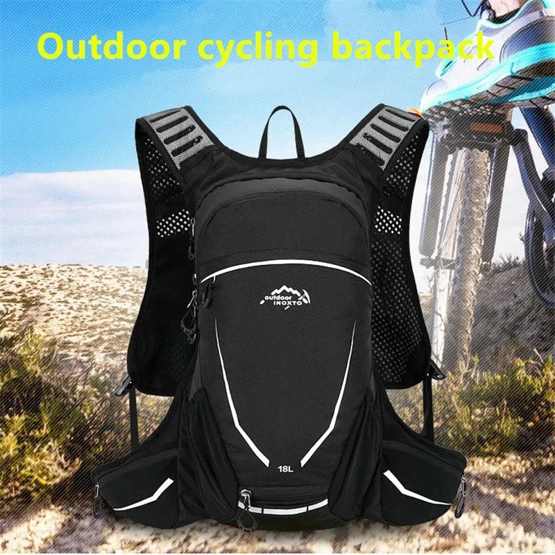 Outdoor Sports Ultra-light Backpack 16L Running Backpack Hydrating Vest Hiking Cycling Bicycle Backpack with 2L Water Bag