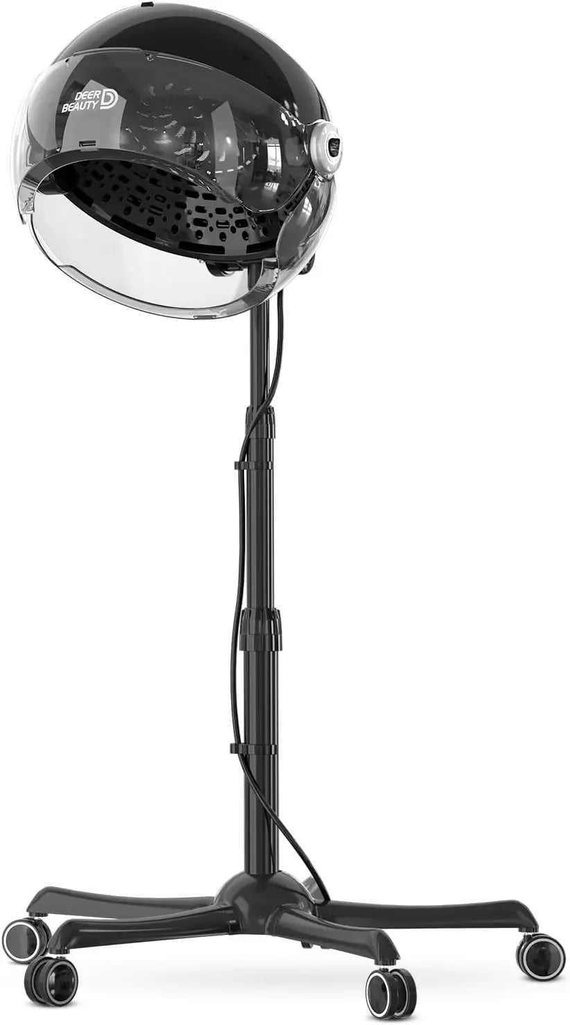 Professional Standing Hair Dryer - 1875W Floor Standing Hooded Dryer Hair Bonnet with Ionic Generator for Professional Salon