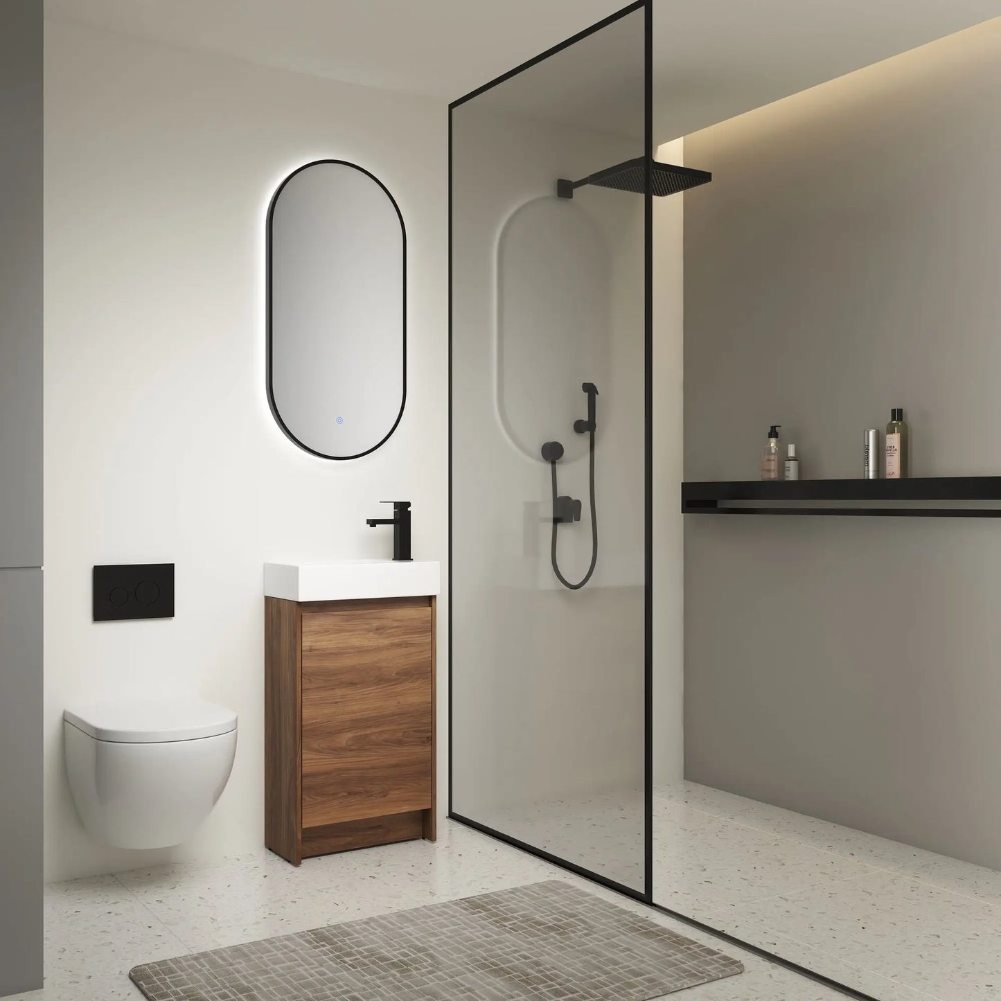 18-Inch Single Sink Bathroom Vanity for Small Bathrooms