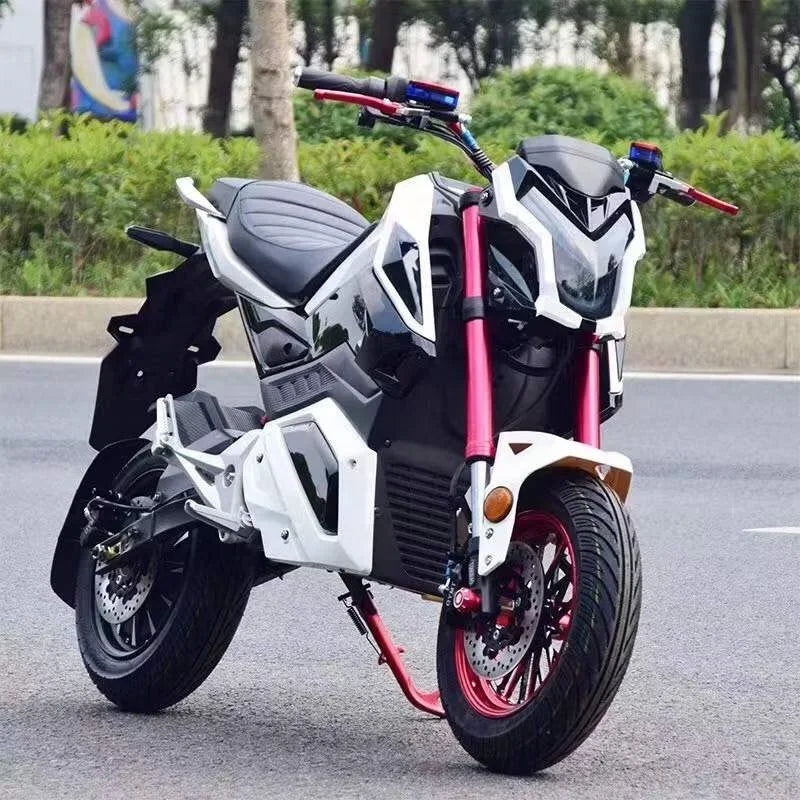Scooter High Speed 72V 3000W Battery Car Can Be Licensed Sports Car Street Car Electric Motorcycle