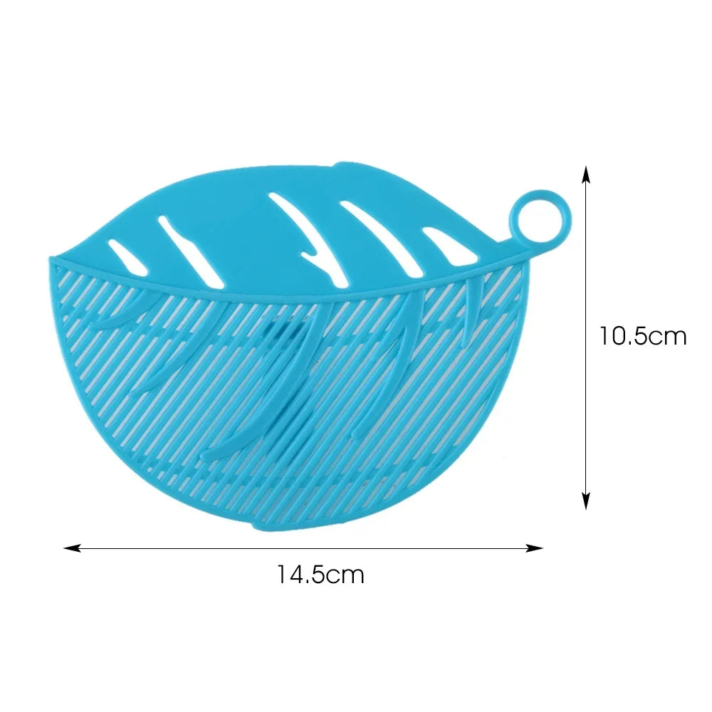 Kitchen Fruit Vegetable Cleaning Tool Leaf Shaped Rice Wash Gadget Noodles Spaghetti Beans Colanders Strainers Kitchen Tool