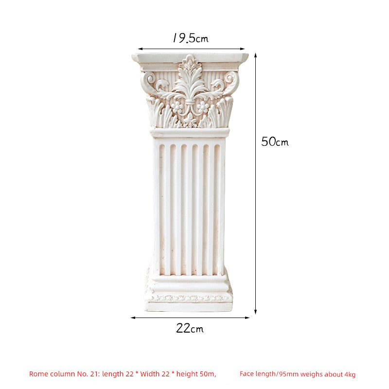 European-Style Wedding Display Plaster Roman Column