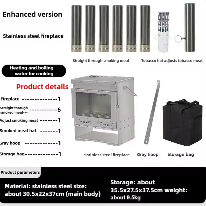 Firewood Fireplace Master Firewood Fireplace Outdoor Winter Heating Furnace Firewood stove Camping