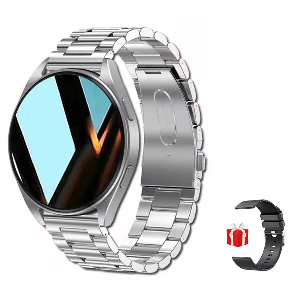 LAXASFIT 2025 New Watch 6 Business Smart Watch Men Bluetooth Call Sleep Health Monitor Fashion Sports Smartwatch for Android IOS