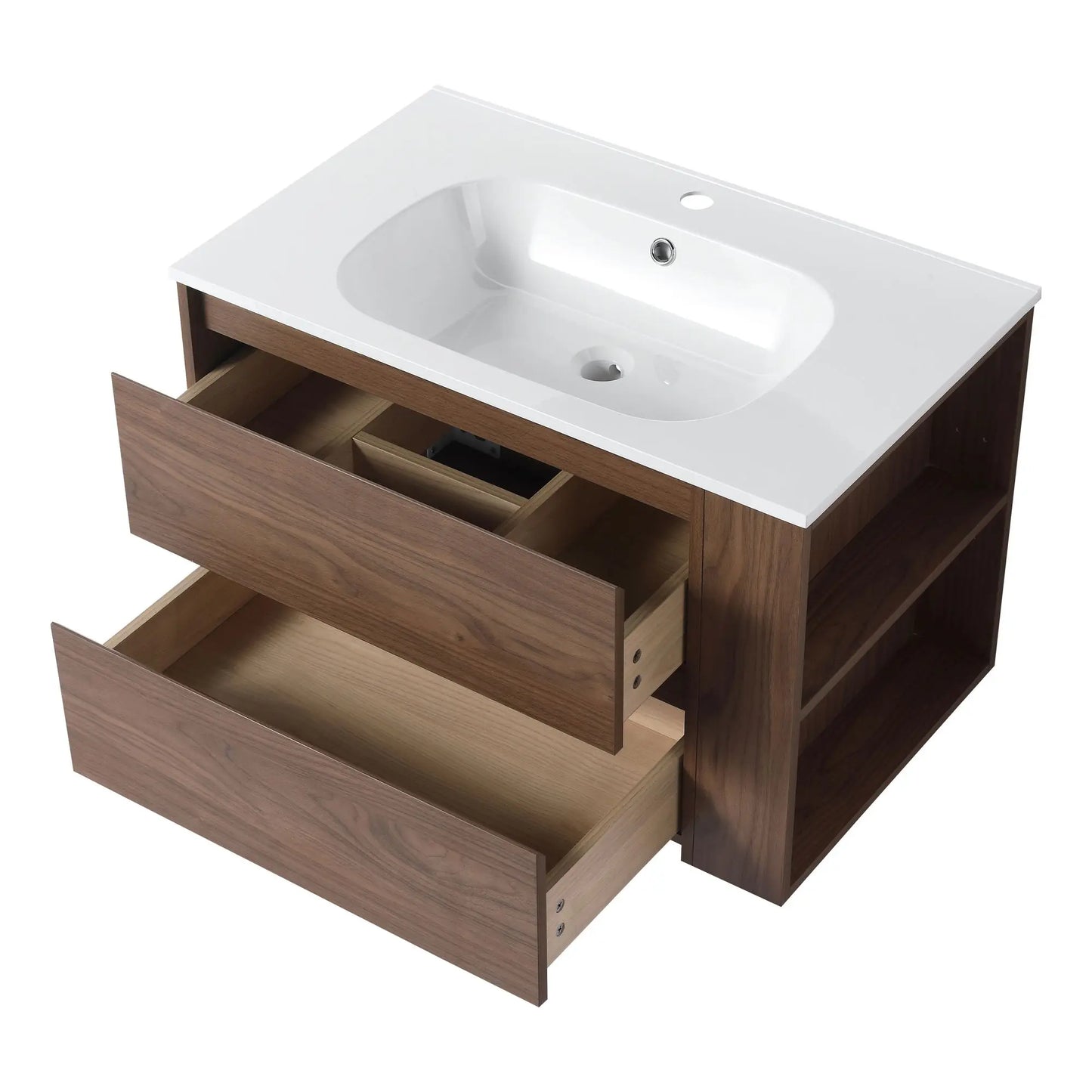 30-Inch Wall-Mounted Bathroom Vanity with Gel Sink Premium Bathroom Vanities Product