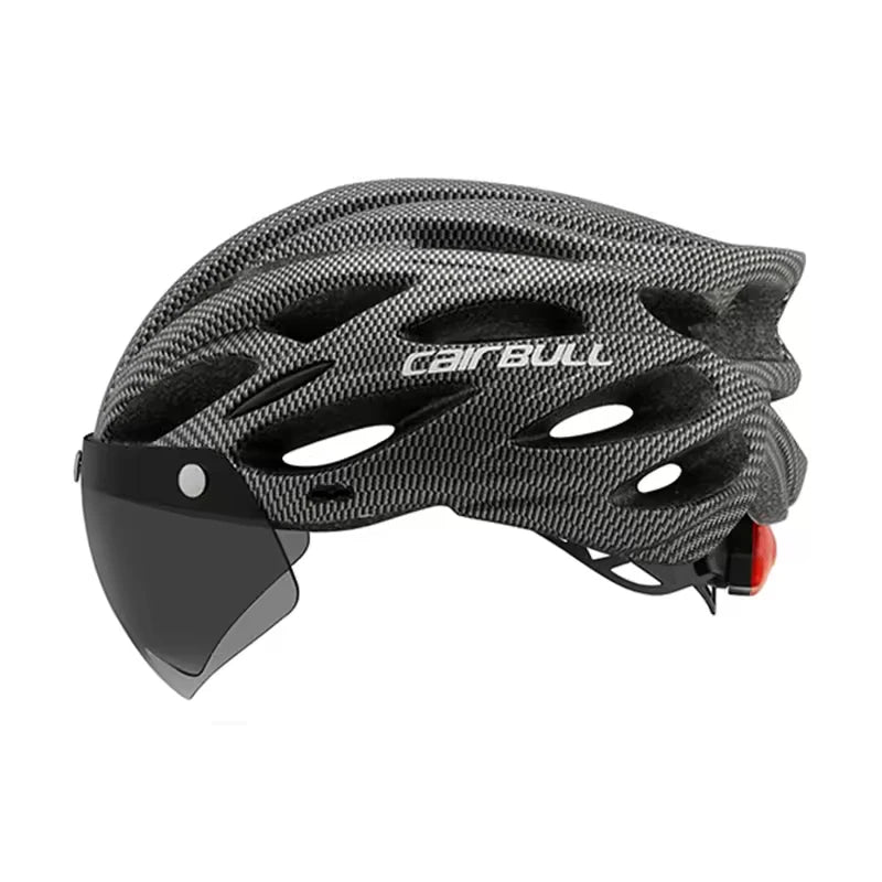 Bicycle Belmet Cycling Helmets MTB Mountain Road Racing Bike Helmet Lightweight Breathable Led Safety Goggles Summer Cycle Casco