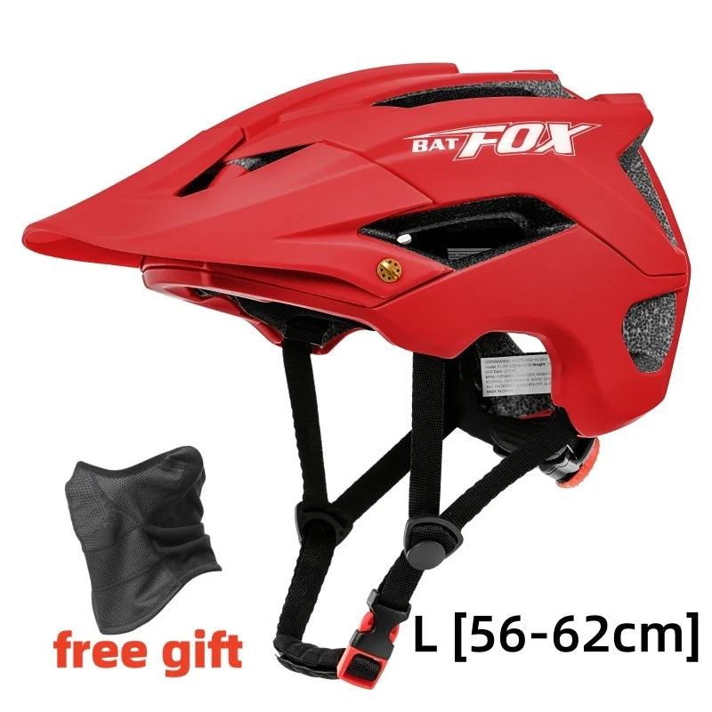 BAT FOX Helmet New Cycling MTB Bicycle Helmet Road Mountain Bike Helmet Ultralight Racing Riding Cycling Helmet casco ciclismo