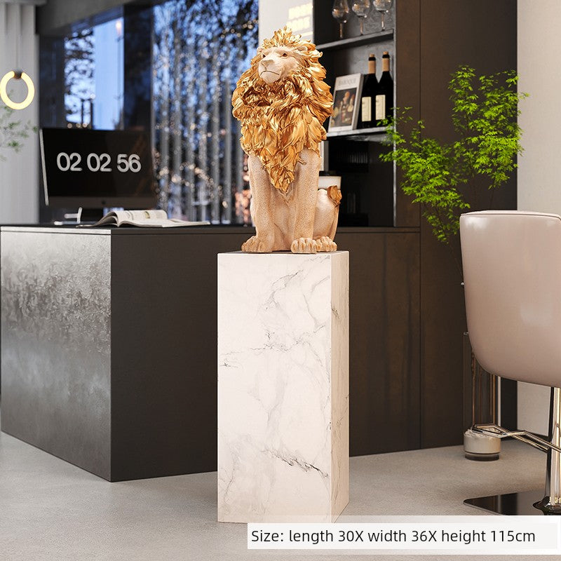 Accessible Luxury Large Office next to Lion Floor Ornaments