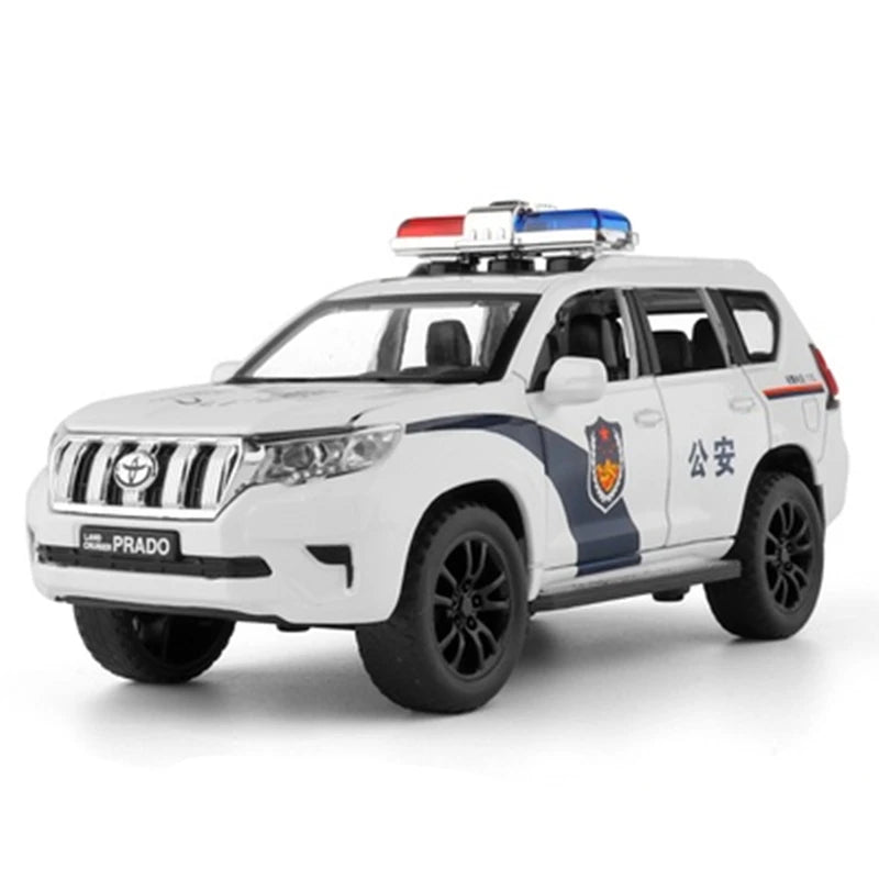 1:32 Toyota Prado SUV Alloy Car Diecasts Metal Toy Vehicles Car Model Collection LAND CRUISER Simulation Car Model Toy Gift