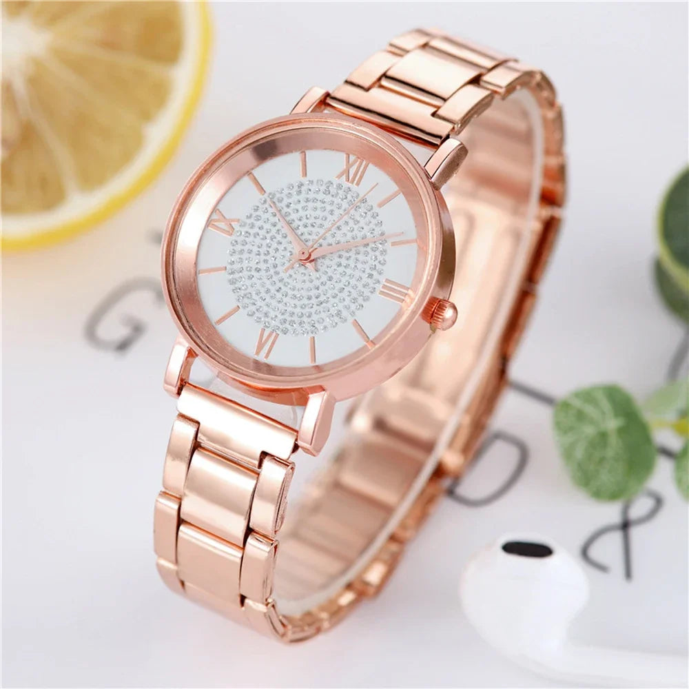 Vintage Luxury Women Watch Female Quartz Wristwatch Stainless Steel Dial Casual 2024 New Fashion Bracelet Ladies Girls Clock