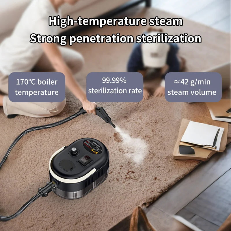 High Pressure Steam Cleaner Household Steam Cleaner Handheld Suitable For Kitchen Fume Sofa Air Conditioning Washing Machine