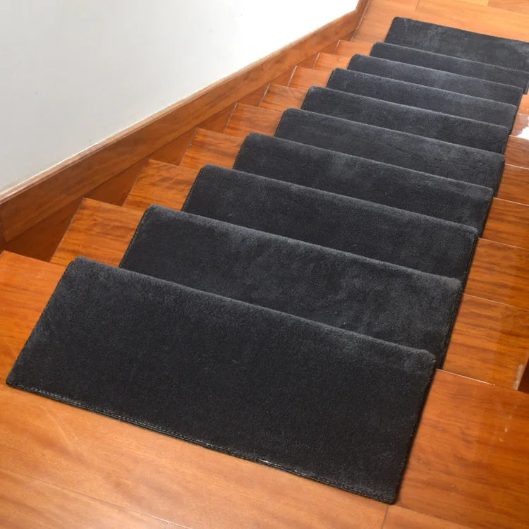 1pc Self-adhesive Non-slip Stair Carpet Mat Floor Staircase Carpets Protector Mats Safety for Kids