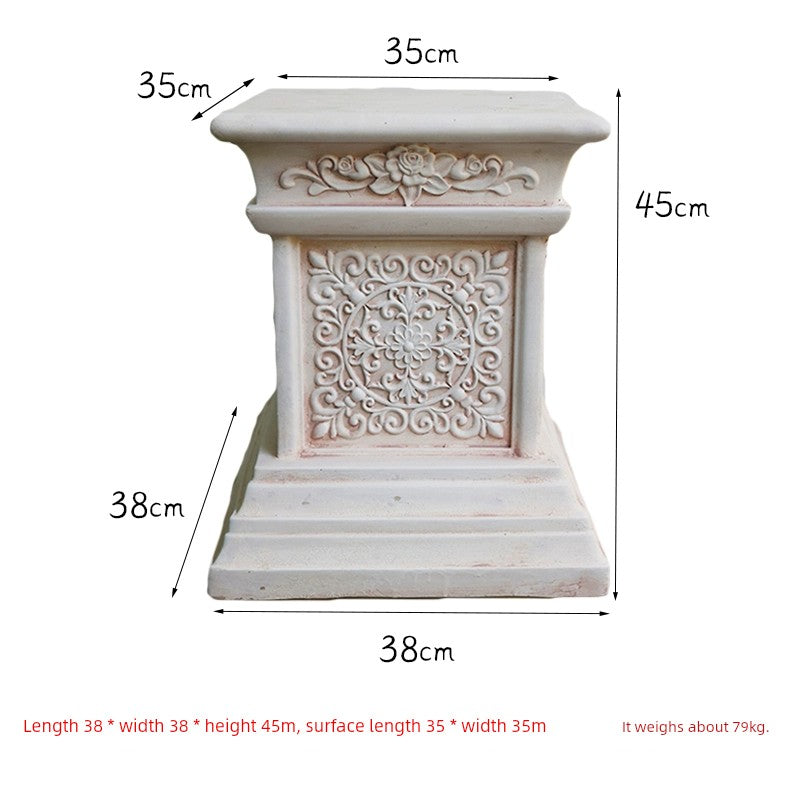 European-Style Wedding Display Plaster Roman Column