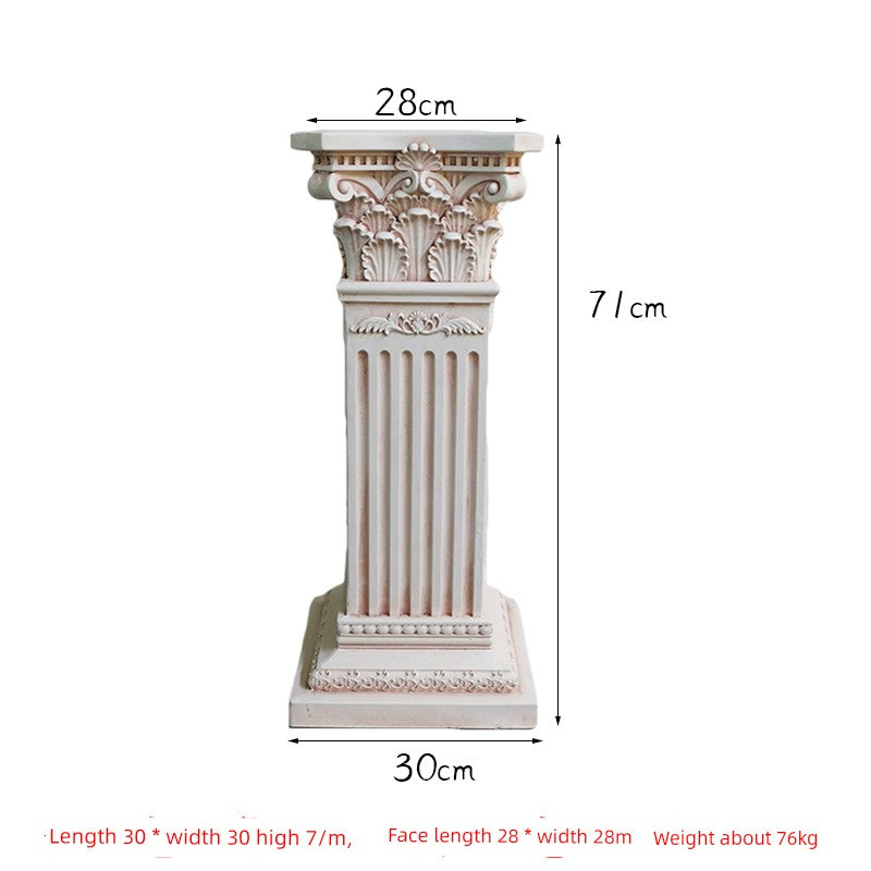 European-Style Wedding Display Plaster Roman Column