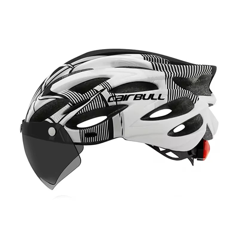 Bicycle Belmet Cycling Helmets MTB Mountain Road Racing Bike Helmet Lightweight Breathable Led Safety Goggles Summer Cycle Casco