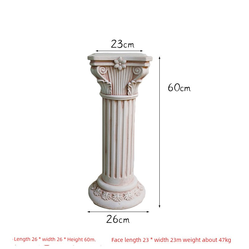European-Style Wedding Display Plaster Roman Column