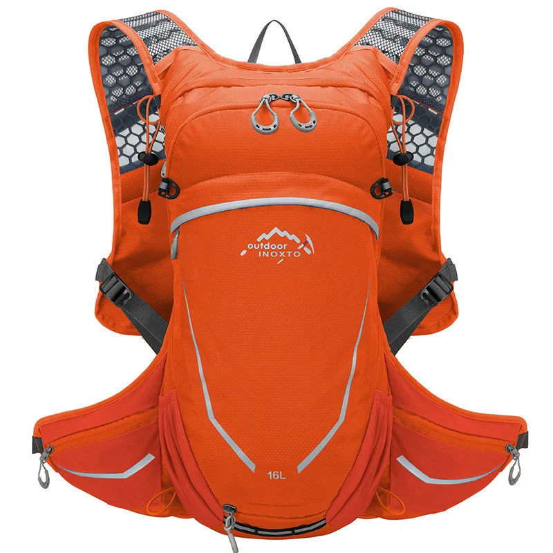 Outdoor Sports Ultra-light Backpack 16L Running Backpack Hydrating Vest Hiking Cycling Bicycle Backpack with 2L Water Bag
