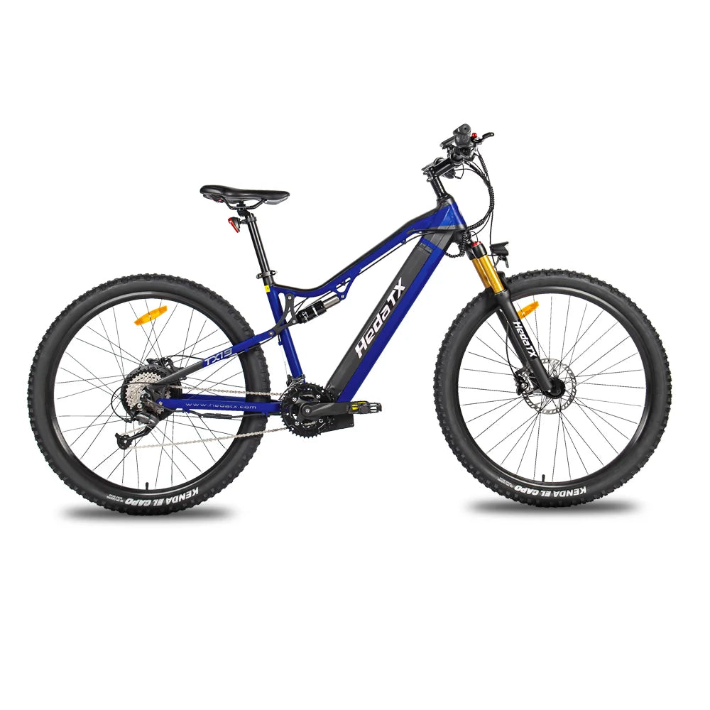 EU 2025 New Heda-TX19 29Inch Speed sensor Electric Bicycle 1000W 48V19.2AH Hydraulic Brake Ebike with Full Suspension 27 Speed