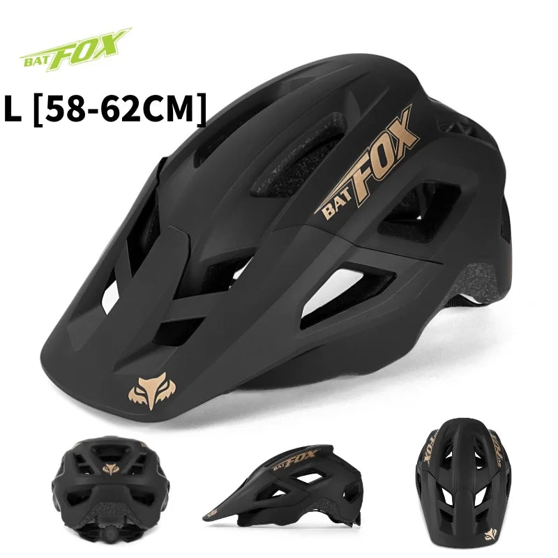 BAT FOX Helmet New Cycling MTB Bicycle Helmet Road Mountain Bike Helmet Ultralight Racing Riding Cycling Helmet casco ciclismo
