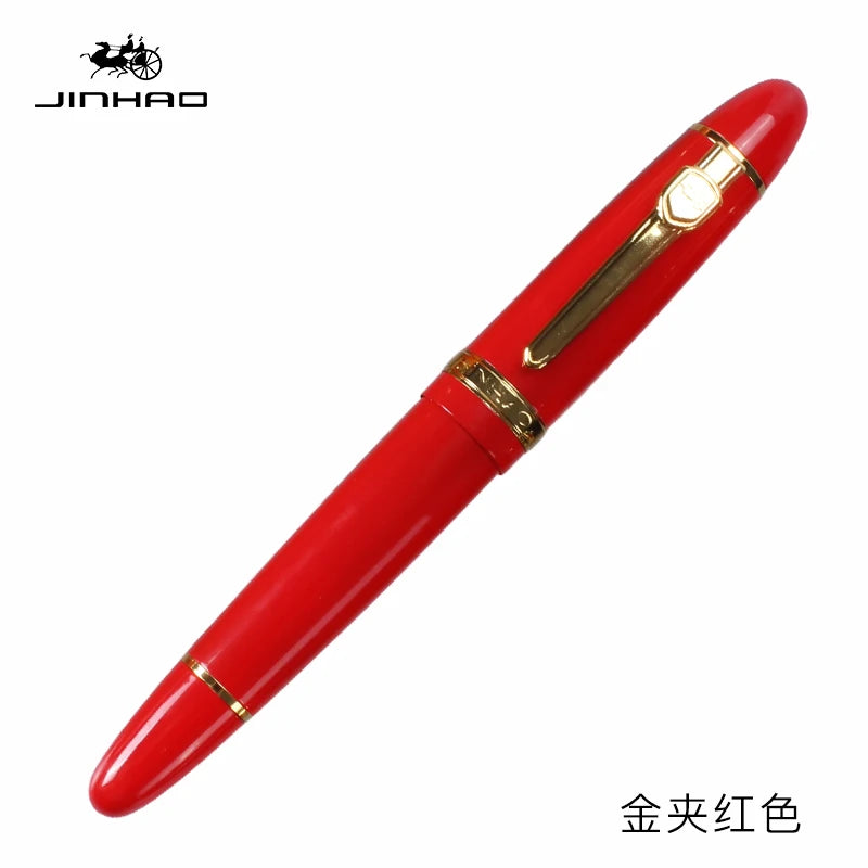 Jinhao Luxury 159 Fountain Pen High Quality Metal Inking Pens for Office Supplies School Supplies Stationery Pens for Writing