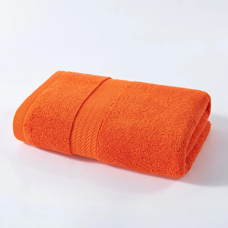 Set of 1/2 Cotton Bath Face Hand Big Towels 50x100cm Quick-drying Absorbent Washcloths Grey Towels For Bathroom 타월 Serviettes