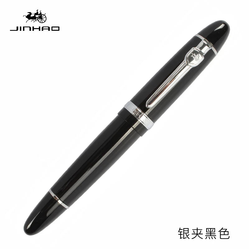 Jinhao Luxury 159 Fountain Pen High Quality Metal Inking Pens for Office Supplies School Supplies Stationery Pens for Writing
