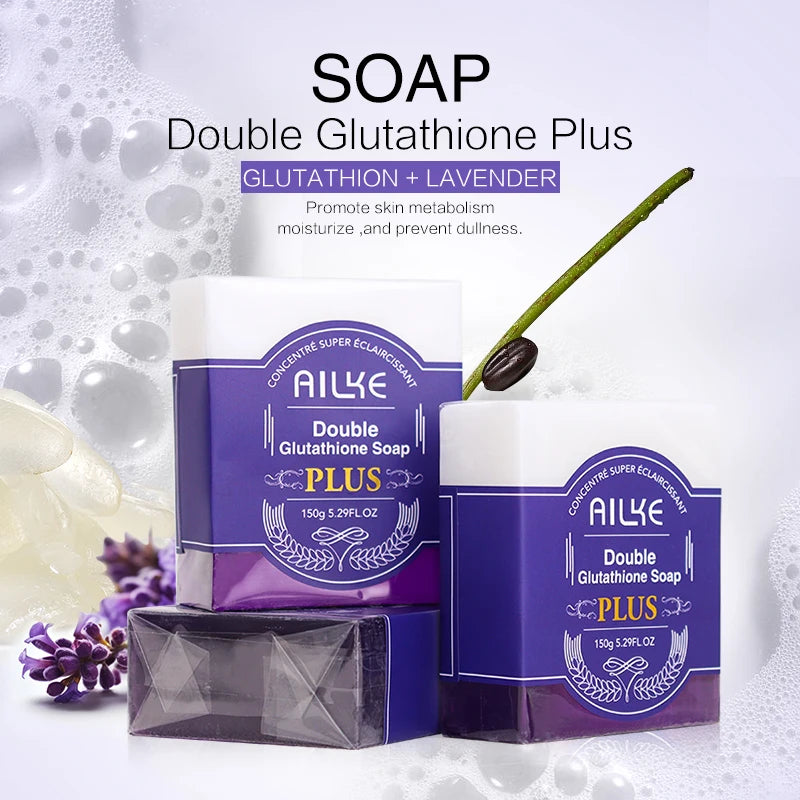 AILKE Reduce Blemish Smooth Skin Soap, Scented Bar, For Black Skin, Dark Skin, Caramel Skin, Lightening for Face & Body
