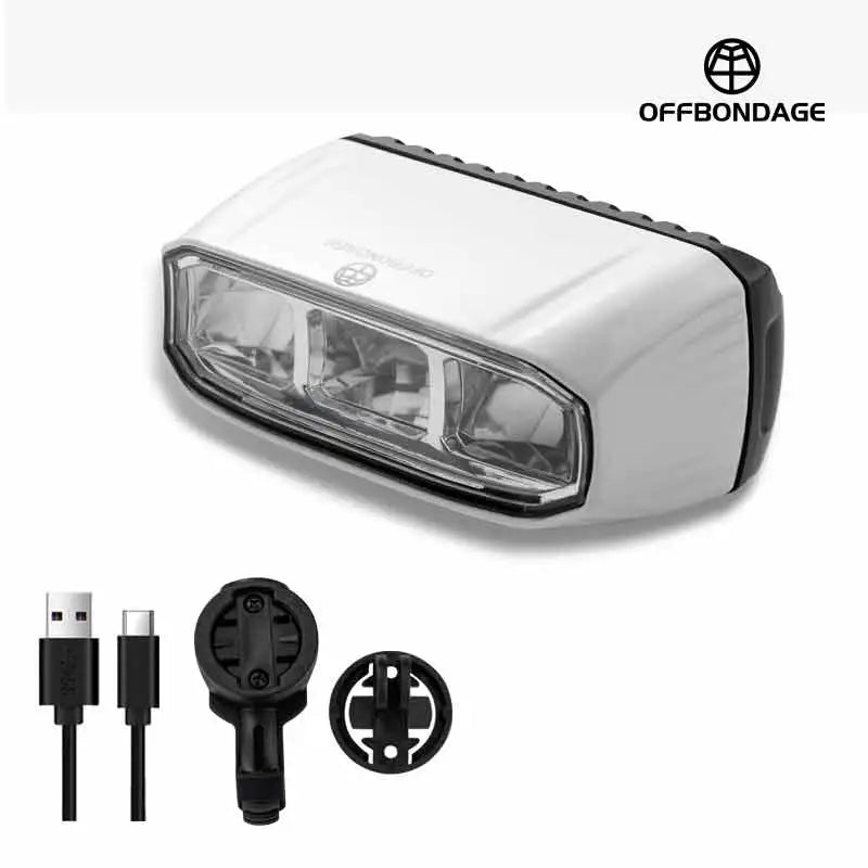 OFFBONDAGE Bicycle Front Light 1000LM Bike Headlight Waterproof Flashlight USB TYPE-C Charging MTB Road Cycling Lamp Accessories