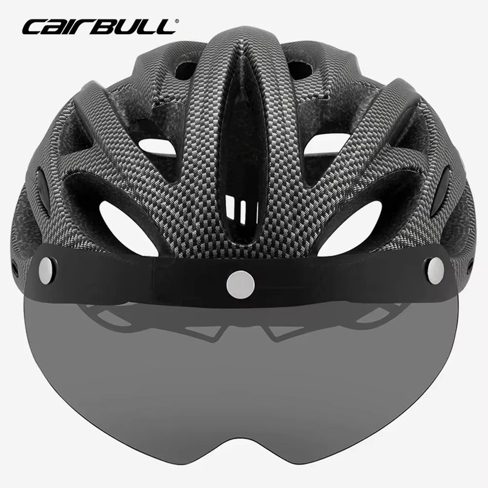 Bicycle Belmet Cycling Helmets MTB Mountain Road Racing Bike Helmet Lightweight Breathable Led Safety Goggles Summer Cycle Casco