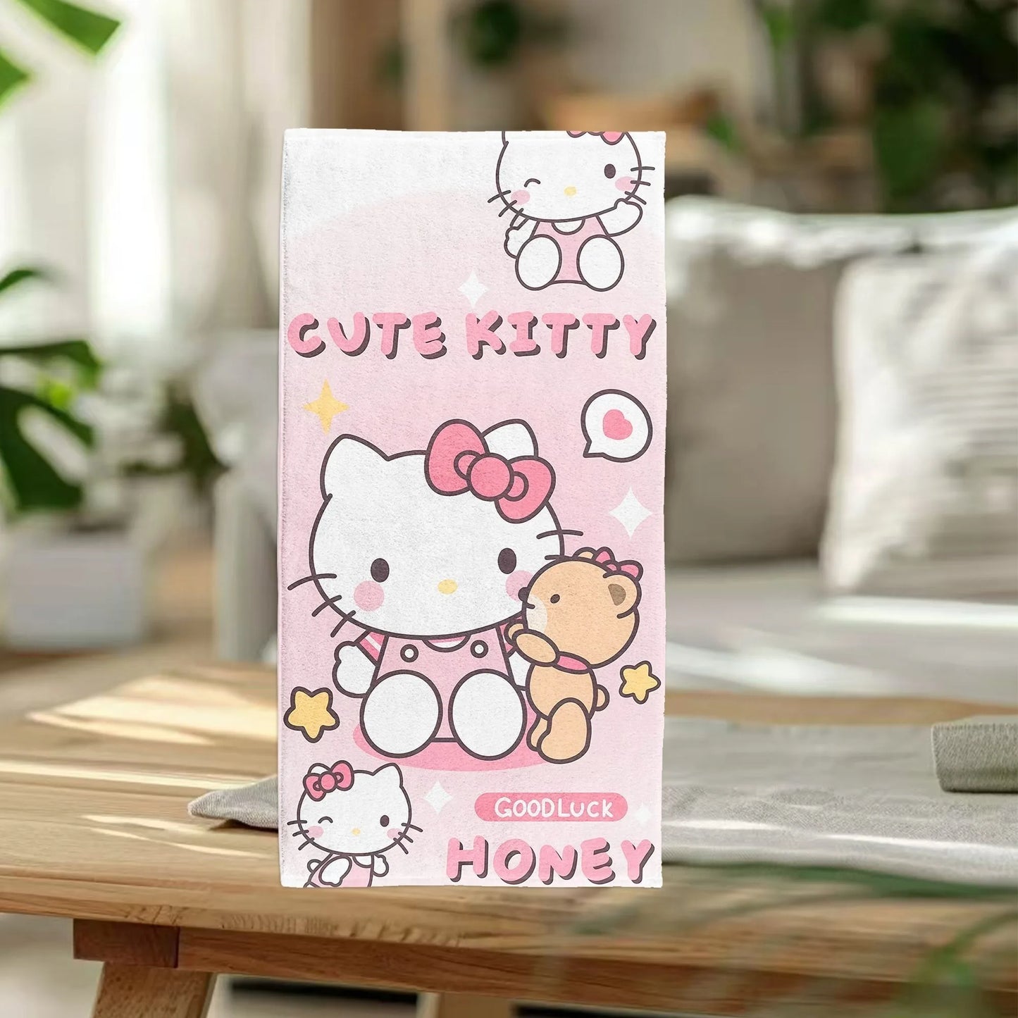 Adorable Sanrio-Themed Beach Towels: Pochacco, Hello Kitty, My Melody, Kuromi! Suitable for towels, bath towels, beach towels